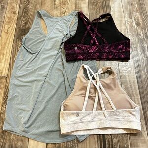 Lululemon Tank and Sports Bras Set